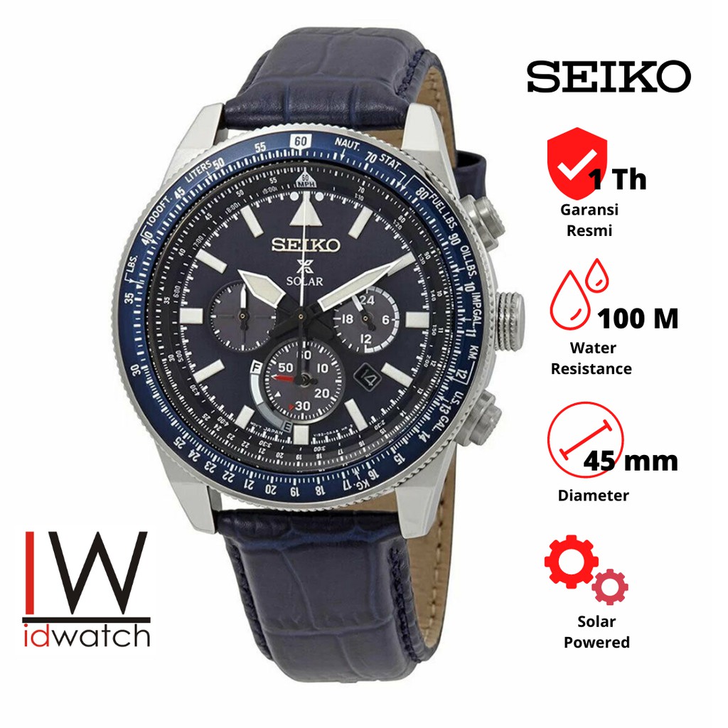 Jual Seiko Prospex SSC609P1 Solar Jam Tangan Pria Original SSC609  Chronograph Flightmaster Cowok Indonesia|Shopee Indonesia
