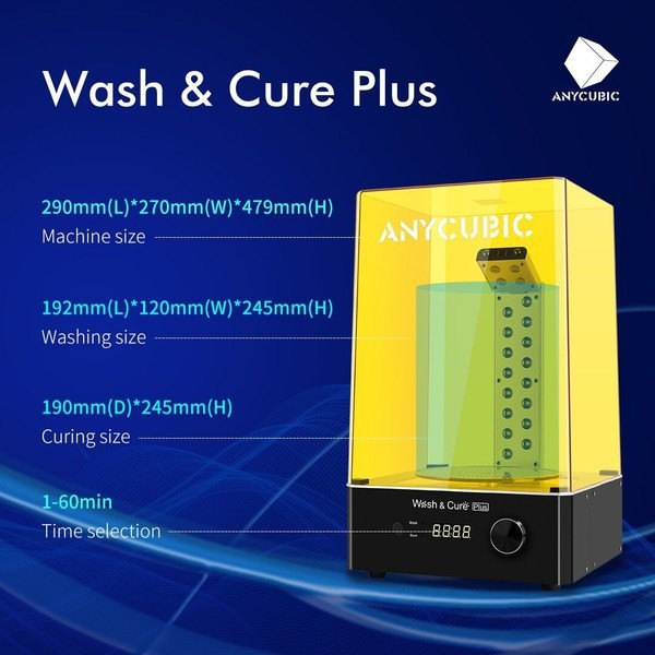 Anycubic Wash and Cure Plus Ultra Big Size Alat Cuci Curing UV