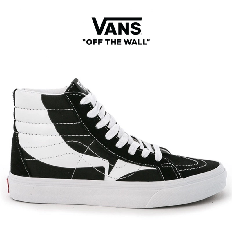 Vans SK8 Hi Wrap Black White | Sepatu Vans Original 100%