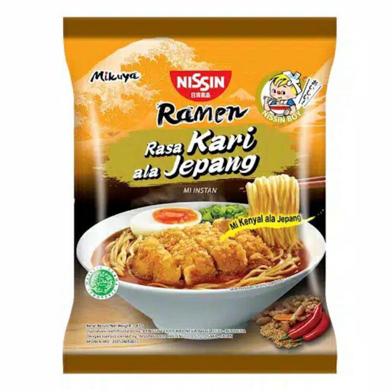 

Nissin Mikuya Ramen rasa kari ala Jepang /Nissin Ramen / Nissin Mikuya Ramen 87gr