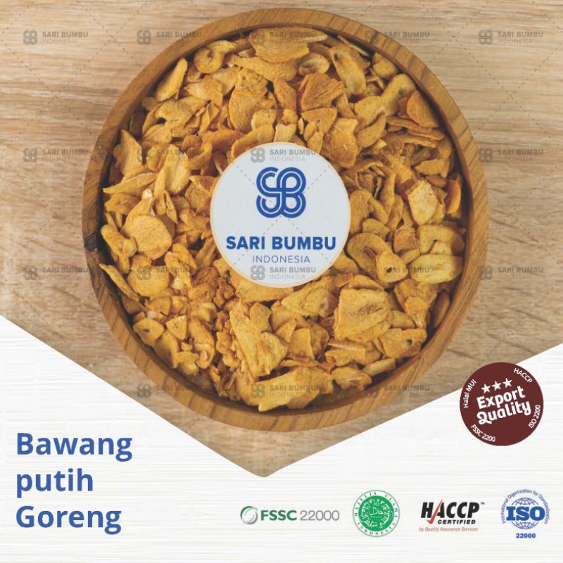 

250gr Bawang Putih Goreng / Fried Garlic Export Quality