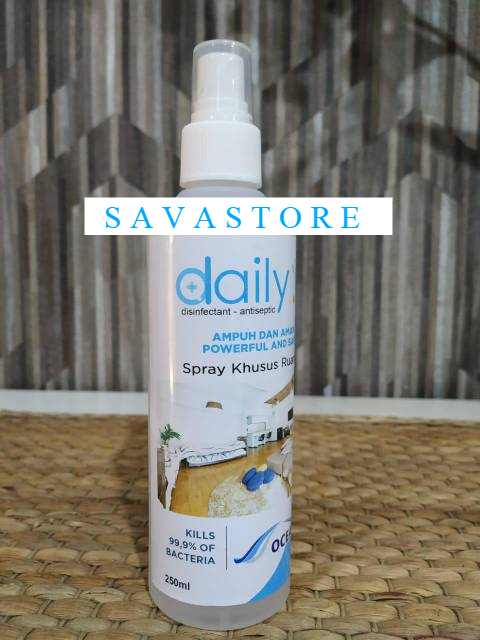 DAILY DESINFEKTAN ANTISEPTIC SPRAY 250ML KHUSUS UNTUK RUANGAN - ECER GROSIR