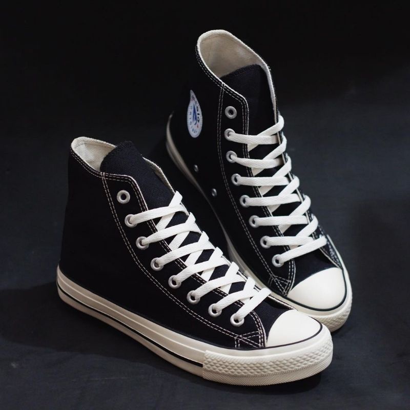 Sepatu Ventela Ethnic Original - Sneaker-Vantela Termurah-High Black Natural