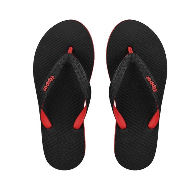 Sandal Fipper Black Series M Black Red Original