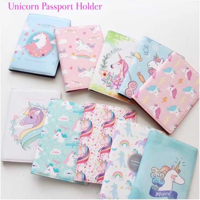 READY STOCK UNICORN PASSPORT HOLDER