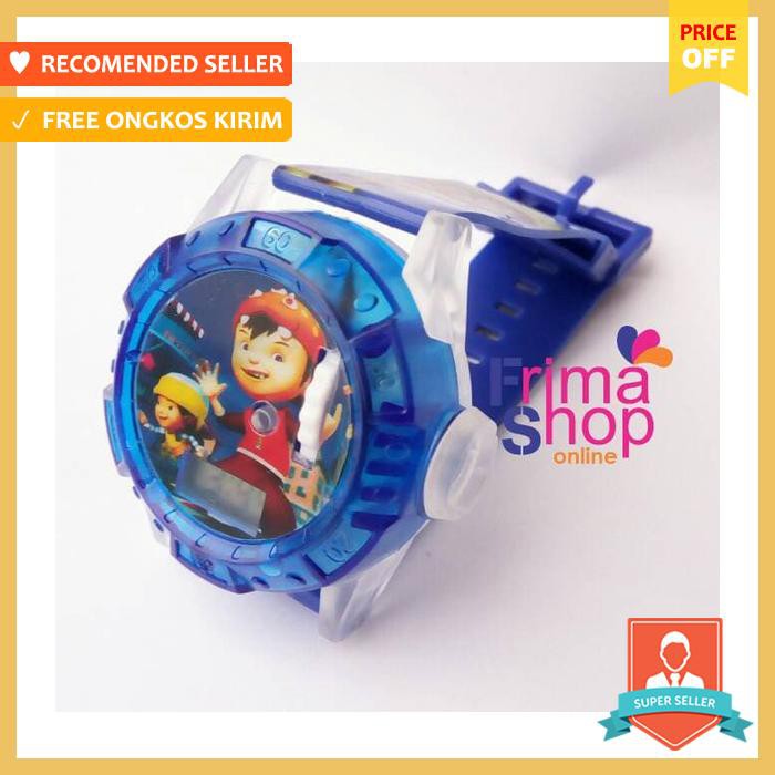 Jam Tangan Anak Proyektor Boboiboy Biru