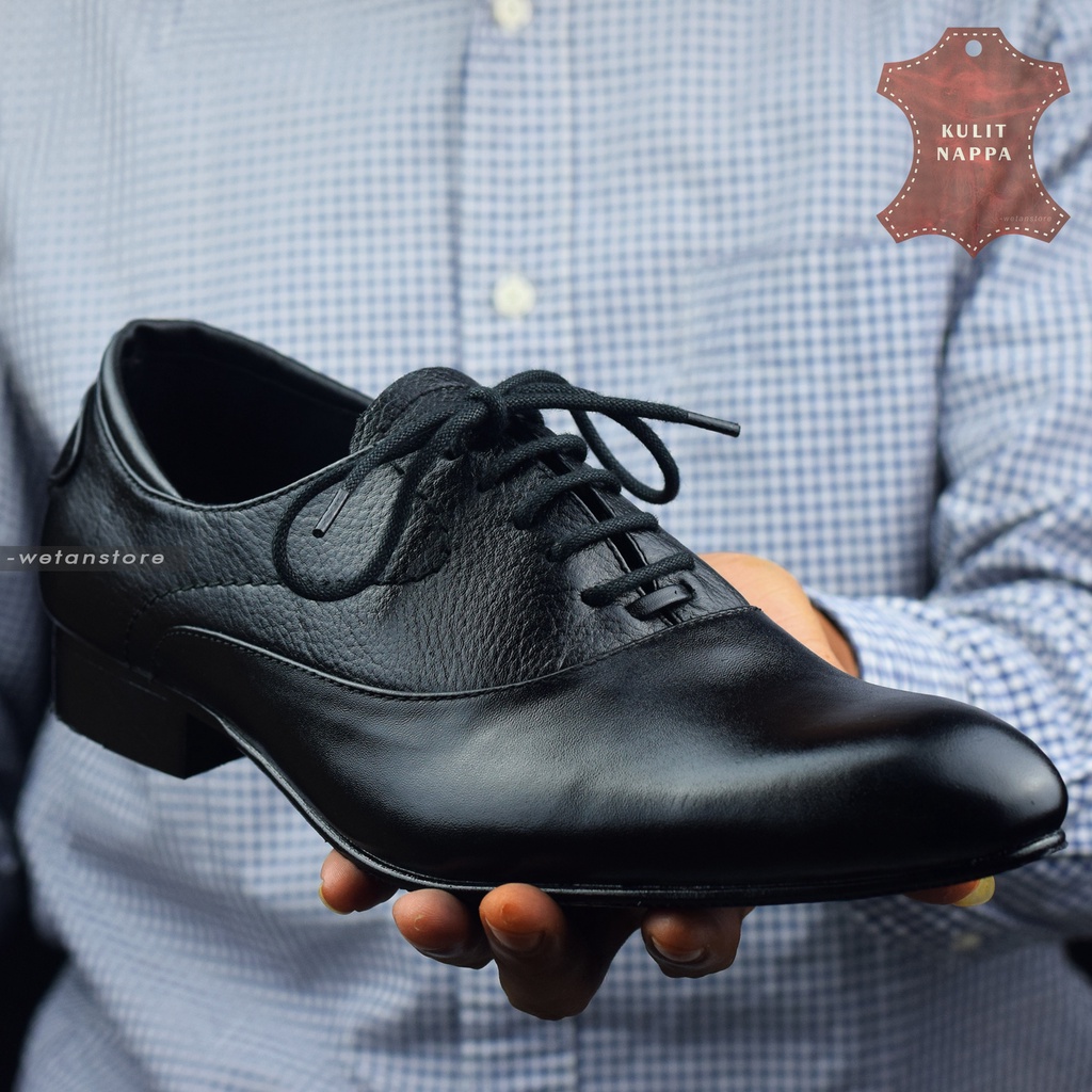 SEPATU Pantofel Pentopel Pria PREMIUM - Formal untuk Kerja dan Pesta - WETAN Nusantara 4