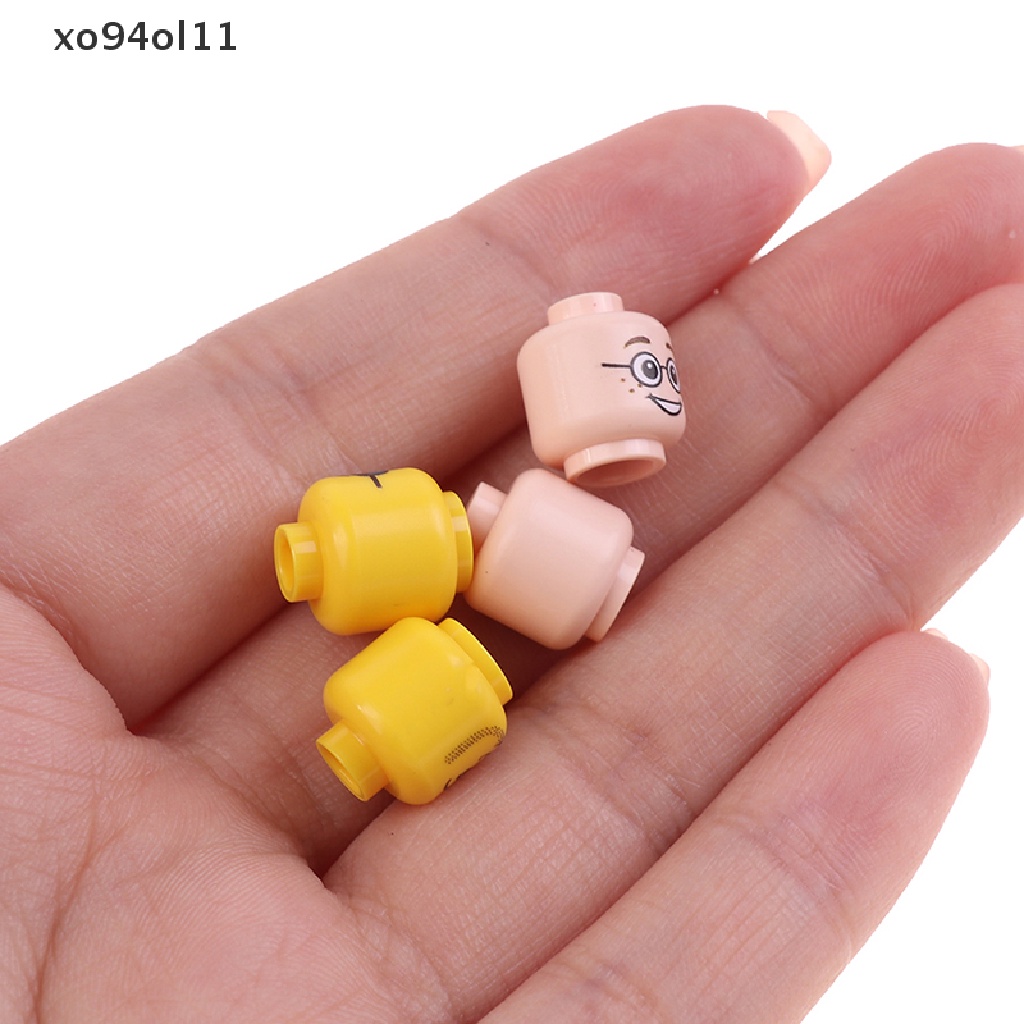 Xo 56PCS JT007 Mainan Balok Bangunsusun Mini Model Lego Bentuk Ekspresi Wajah Untuk DIY Anak