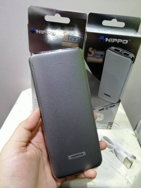 PowerBank Hippo STAN 13200 mAh 2  USB Port 2.4A Original Hippo-3