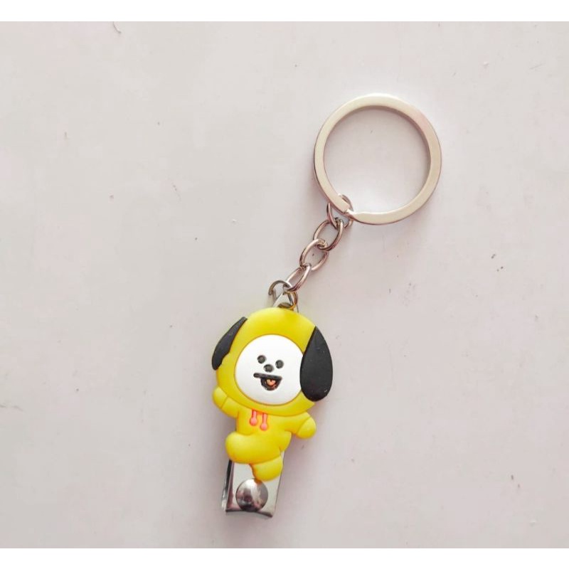 Vinztstore - Gunting Kuku Karakter BTS Gunting Kuku BT21 Gantungan Kunci Tas