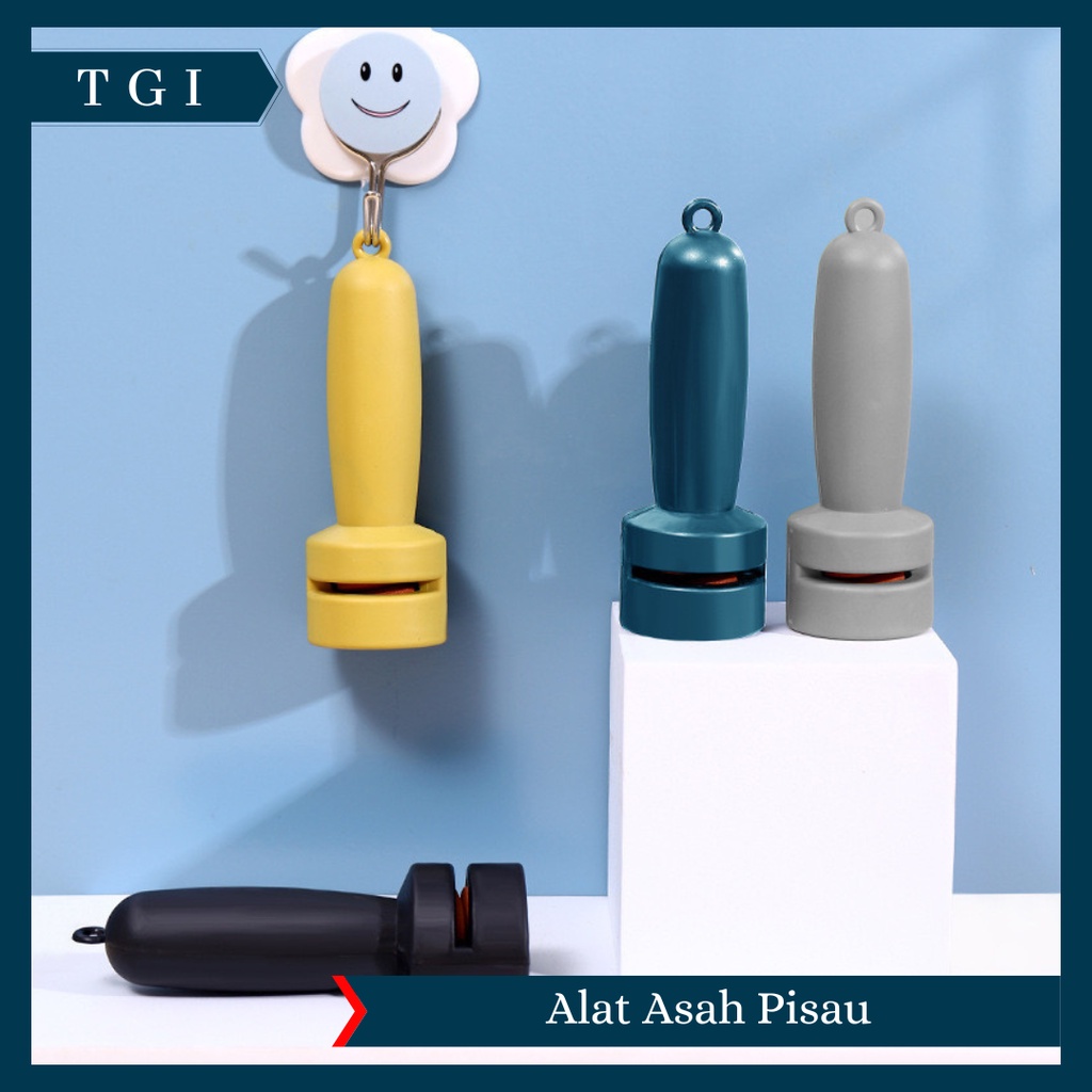 TGI - PENGASAH PISAU / KNIFE SHARPENER / ALAT ASAHAN PENAJAM PISAU GUNTING DAPUR / ALAT ASAH PISAU / ALAT ASAH PENGASAH PISAU PENAJAM PISAU GUNTING