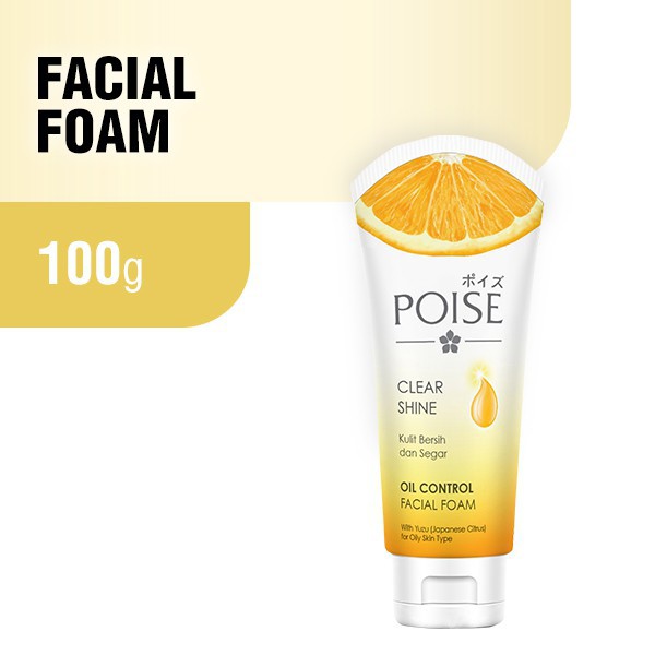 Poise Clear Shine Oil Control Facial Foam