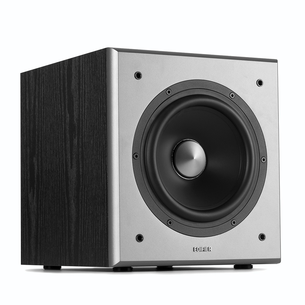 Active Audio Powered Subwoofer Speaker Mobil T5 RMS 70W MDF Hitam Edifier T5