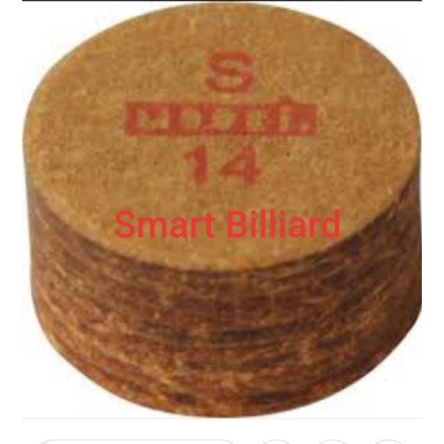 Jual Moori Japan Laminated Cue Tip 14 mm (S, M) Billiard Biliar