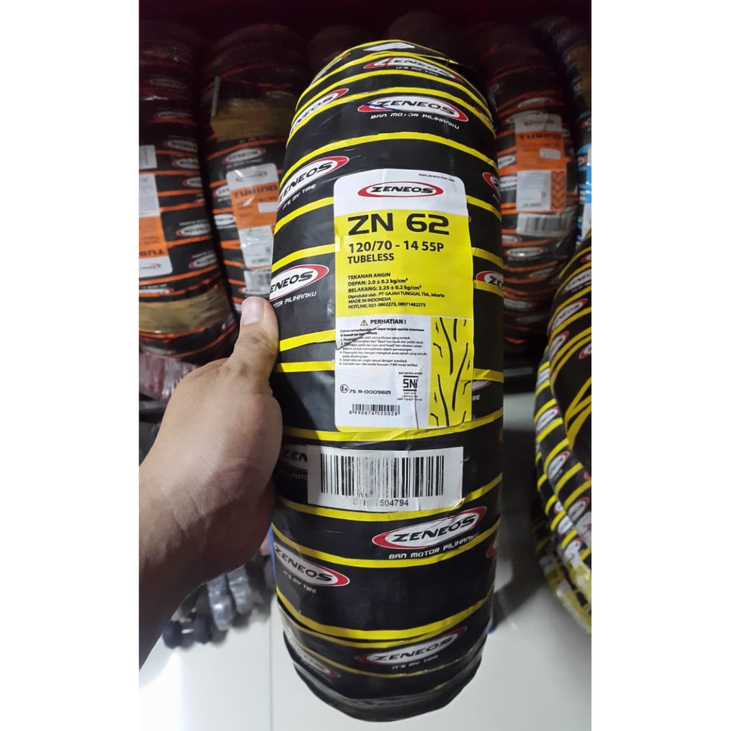 BAN AEROX155 PCX LOKAL ZENEOS 120/70-14 ZN62 TL