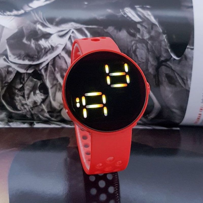 JAM TANGAN LED TERBARU UNISEX DIGITAL JAM TANGAN WATER RESISITANT  BAYAR DI TEMPAT FREW BATRAI CADANGAN