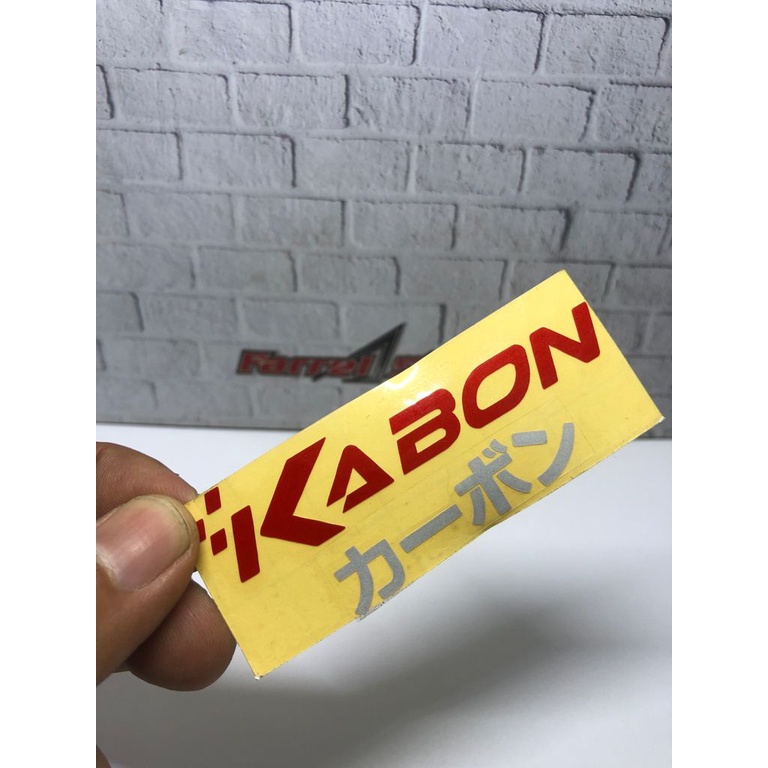 Stiker sticker KABON 8 X 3 CM