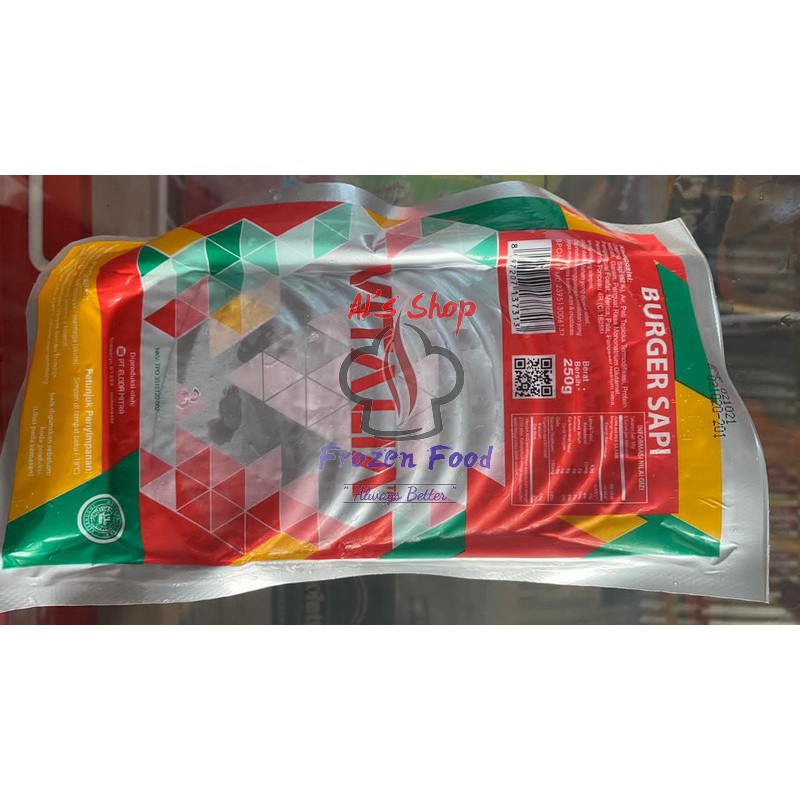

Vitalia Burger Sapi By. Bernardi 250gr
