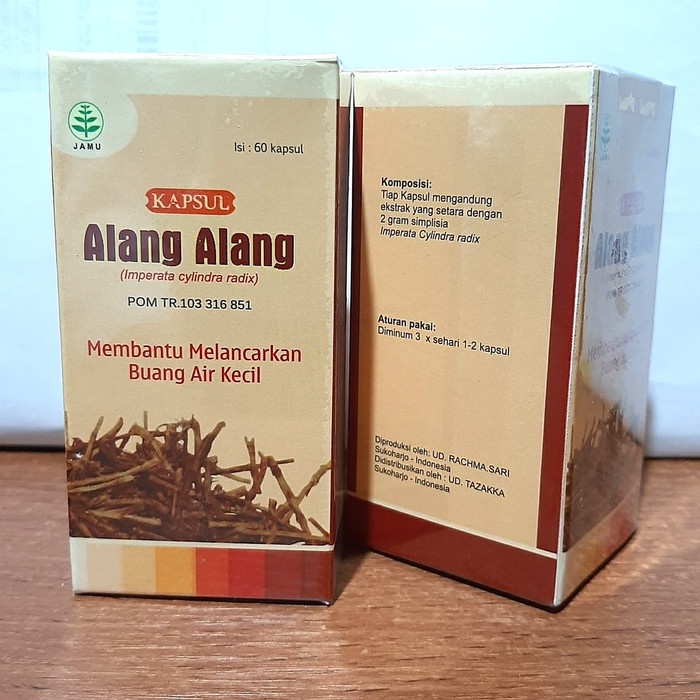 Kapsul Obat Akar Alang-Alang Tazzaka isi 60 kapsul Alang Alang Kesehatan Herbal Suplemen Akar Alang