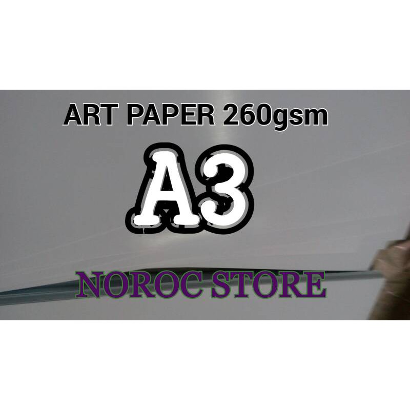 Art Paper 260gsm A3
