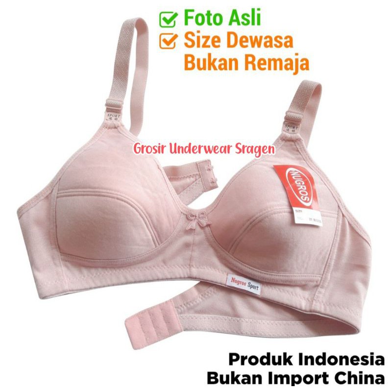 Sport Bra Wanita, Cewek Remaja dan Dewasa Tanpa Kawat -Tanpa Busa -BH Push, Bra Wanita/ Bh Wanita