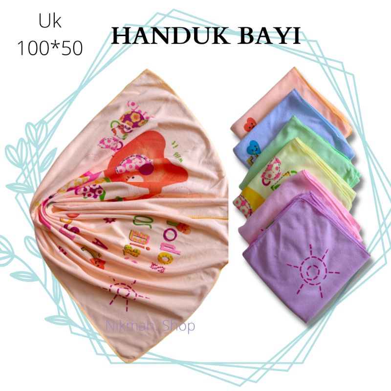 HANDUK BAYI microfiber handuk bayi motif