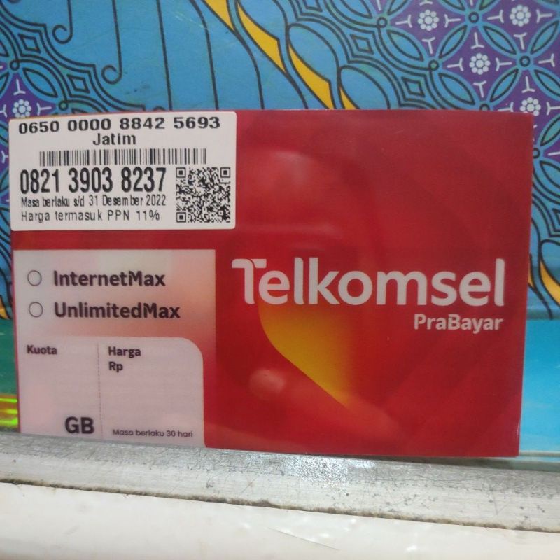 Pedana telkomsel prabayar 0k