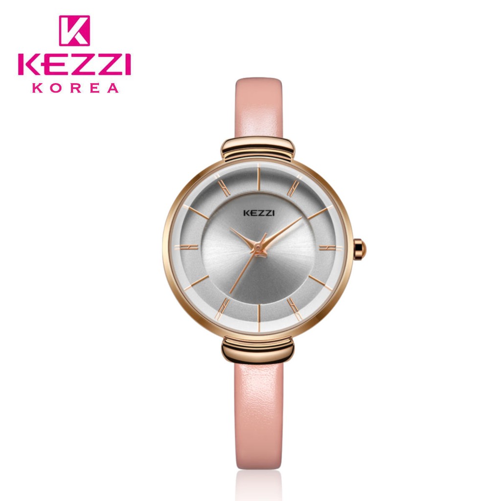 Kezzi Korea 1924 Pink - Jam Tangan Fashion Wanita - Model Analog