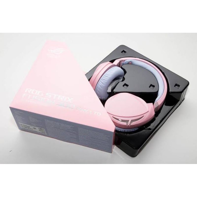 Headset Gaming ASUS ROG Strix Fusion 300 PNK LTD 7.1 Headset PINK - Headphone Gaming PINK