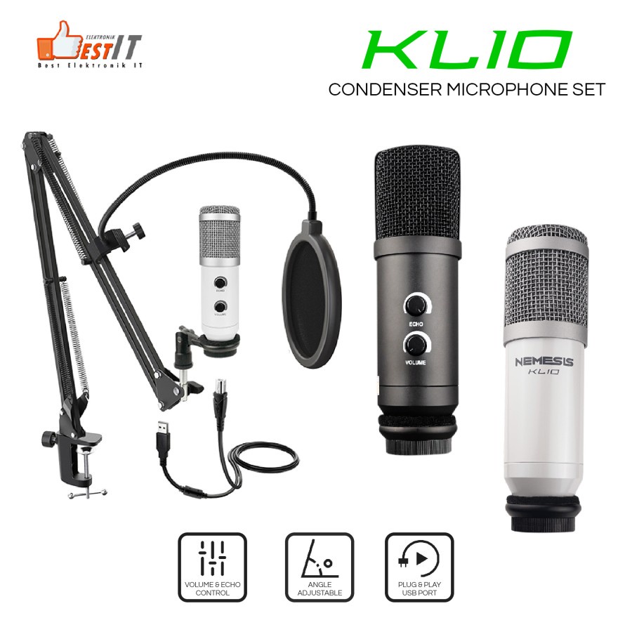 NYK NEMESIS MCN-05 KLIO CONDENSER Microphone Set Original