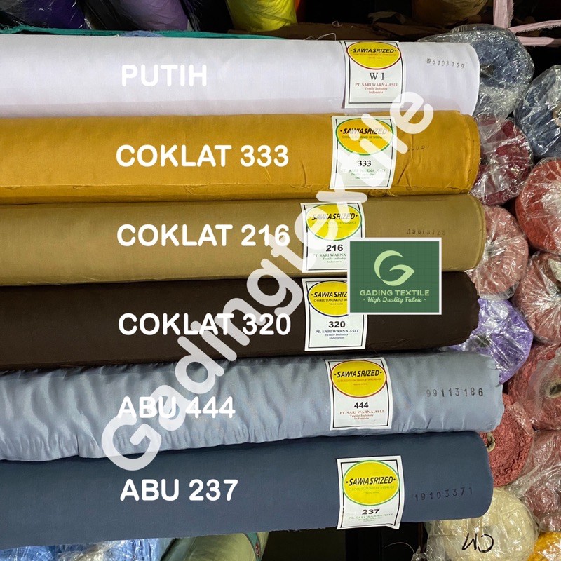 ( per 1 roll ) Kain tetoron JUMPING FISH SARIWARNA rollan lebar 115 cm bahan spanduk lukis pecel lele bendera merah putih umbul umbul kacu hasduk scarf slayer pramuka celemek kerajinan tangan background dekorasi dekor printing sublime sublim sablon