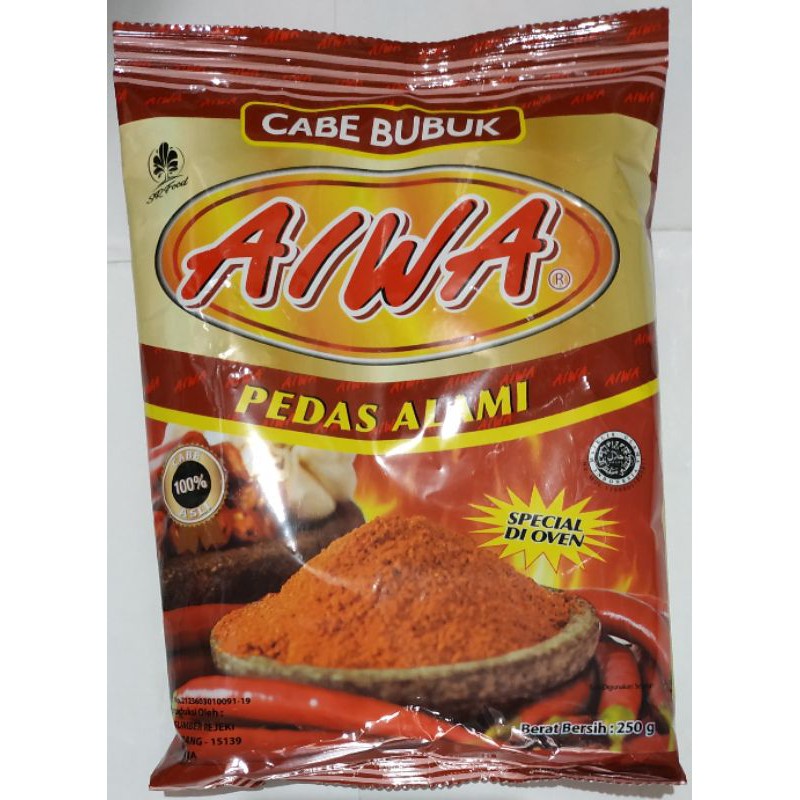 

Cabe Bubuk Aiwa 250gr / bubuk cabe