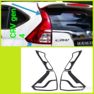 Garnish list lampu Grand All new CRV 2013 2021 hitam Garnish list lampu Grand All new CRV 2013 2021 hitam