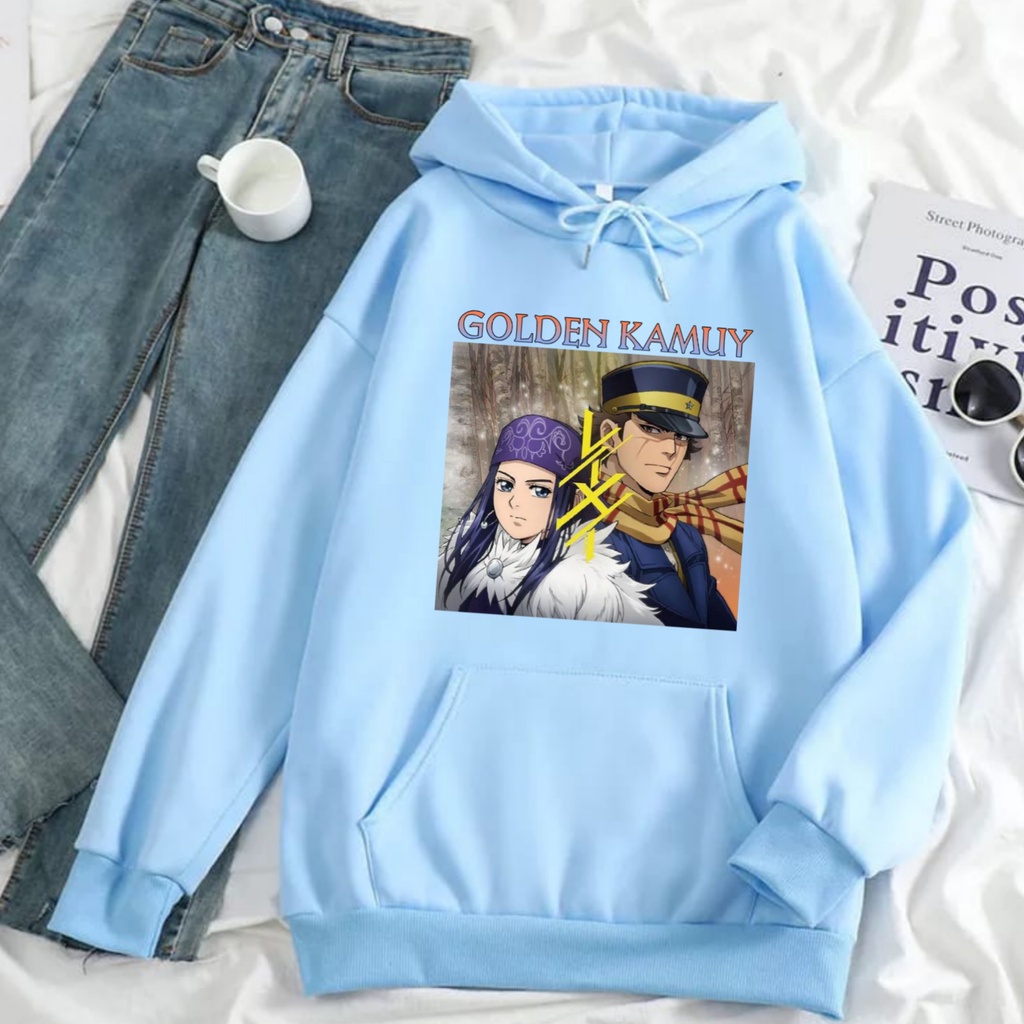 Hoodie Sweater Anime Golden Kamuy Season 4 Asirpa Saichi Suaimoto Hyakunosuke Ogata Shinpachi Nagakura Pria Wanita Hoodie Anime Oversize Xxl Murah Sweater Anime Wanita Anak Baju Atasan Golden Kamuy