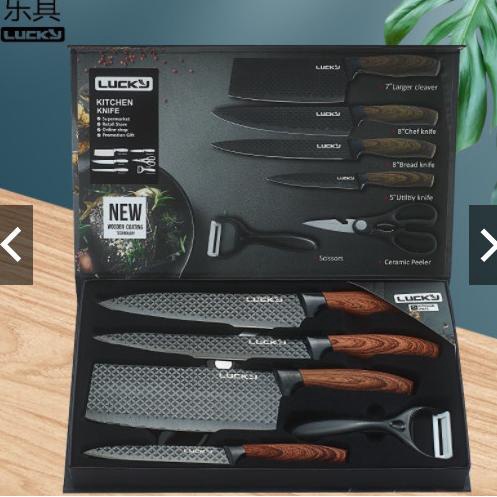 

Set Pisau 6Pcs Marbel Anti Karat Dengan Box / Gift Yq03M7Nz2_