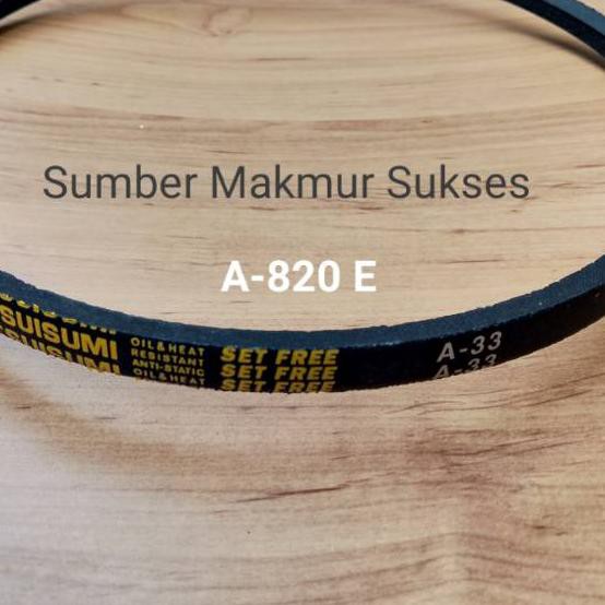 ◙ V BELT VANBELT FANBELT MESIN CUCI A820E A-820E A 820E A 820 E A33 A 33 A-33 MITSUISUMI GRADE A ✼