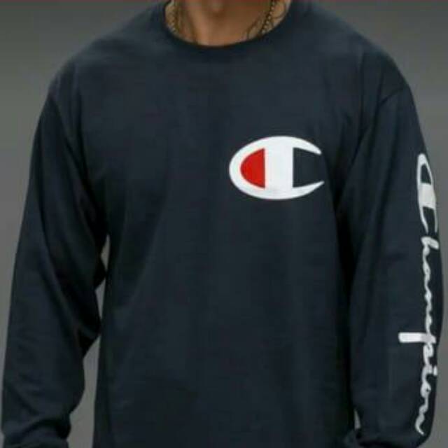 Kaos champion lengan panjang longsleeve