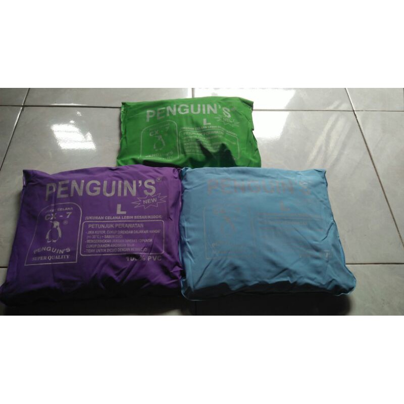 jas ujan penguin's cx-7 size L || jaket celana || super quality