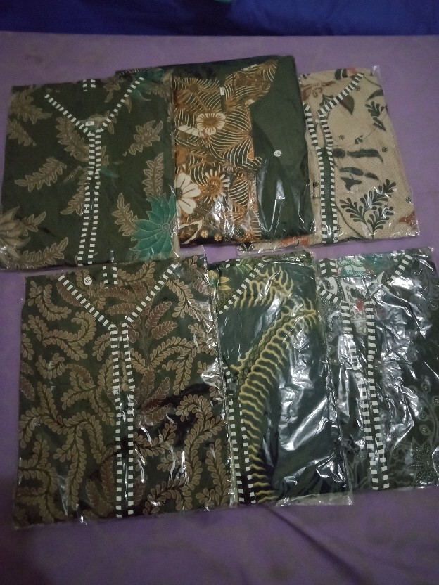Batik Dolby Dolbi Doby Tenun Sutra Tulis Katun Atbm Baron Atasan Batik Wanita Sogan Srg308