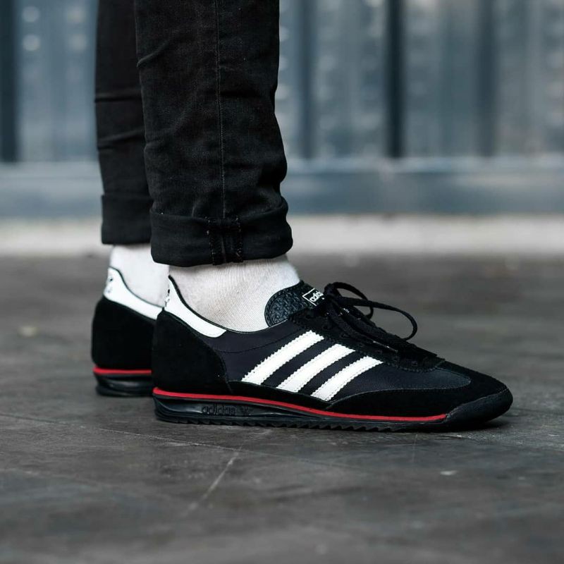 adidas sl72 black white