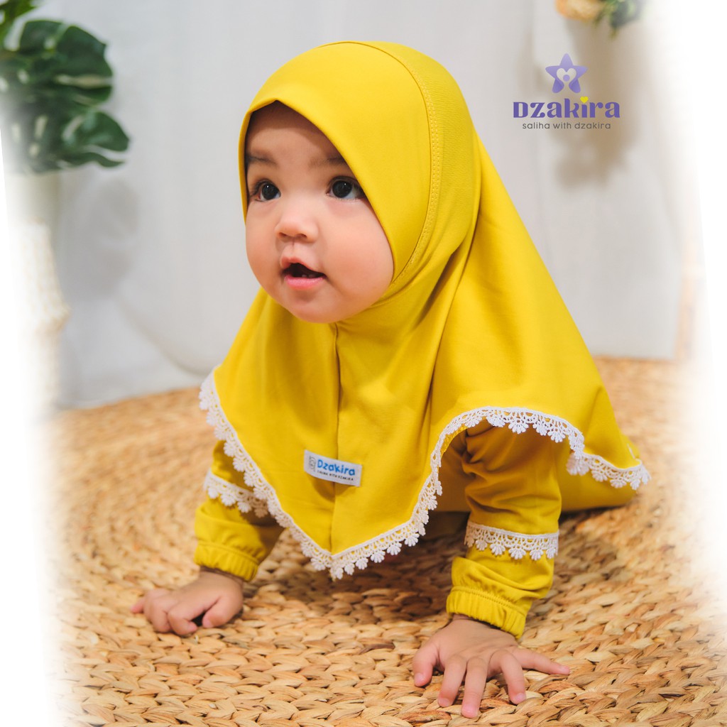 GAMIS BAYI KAIRA GAMIS BAYI RENDA LIME JERSEY PREMIUM ORIGINAL BY DZAKIRA