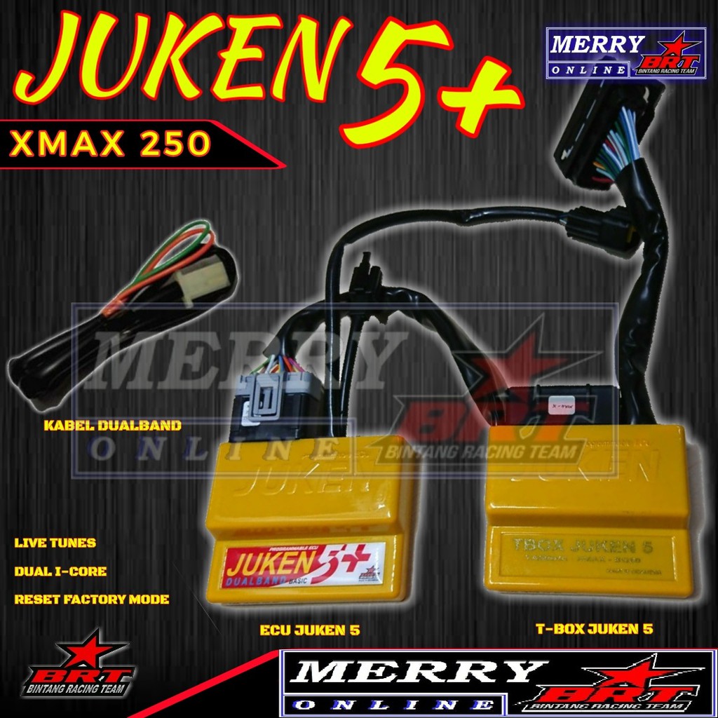 Juken 5 Plus Yamaha XMAX 250 ABS Dualband Racing Turbo Pro