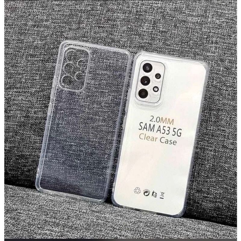 HD CLEAR CASE SAMSUNG A13 4G/A22 4G/A55 4G/A23 4G/A33 5G/A53 5G/A03S A20S TEBAL TRANSPARAN ANTI SLIP 2.0 MM