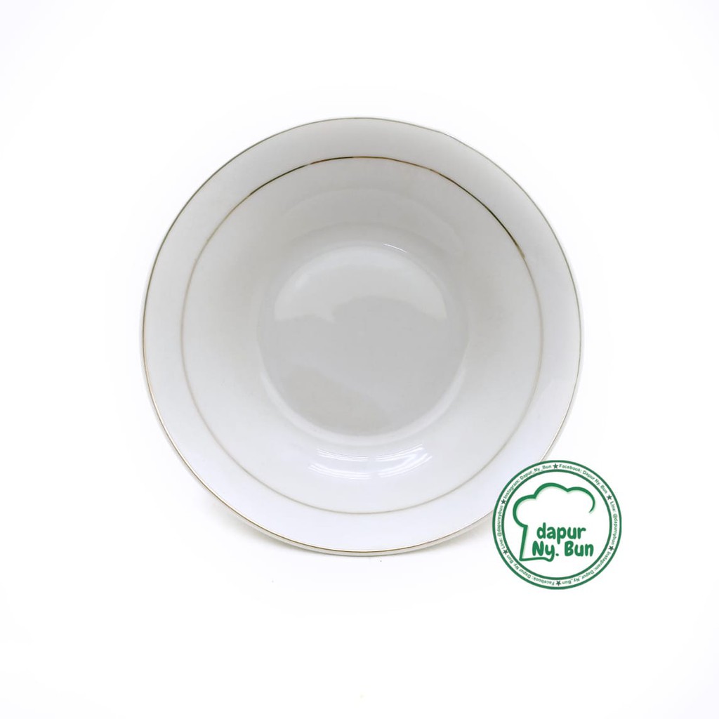  Piring Lauk  List Emas 7 Soup Plate 17cm Piring  