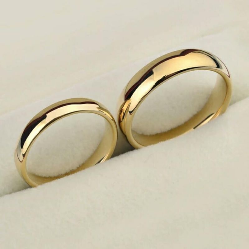 CINCIN TITANIUM COUPLE GOLD RING