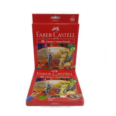 

Pensil warna Faber Castell Classic set 24 ,36 dan 48 warna - Perpcs /pensilwarna/menggambar /atk/alat lukis