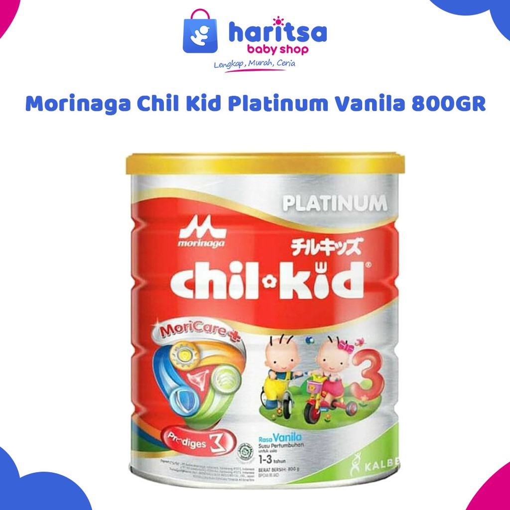 Morinaga Susu Pertumbuhan Anak Chil Kid Platinum Vanila Madu 800Gr 1-3Thn