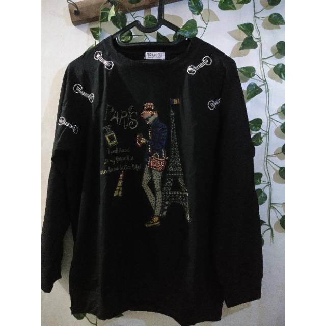 Kaos atasan tiramisu ori import