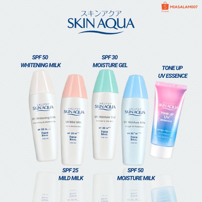 SKIN AQUA SPF 50 SPF 30 SPF 25 TONE UP UV ESSENCE | SKINAQUA READY STOCK | Spray