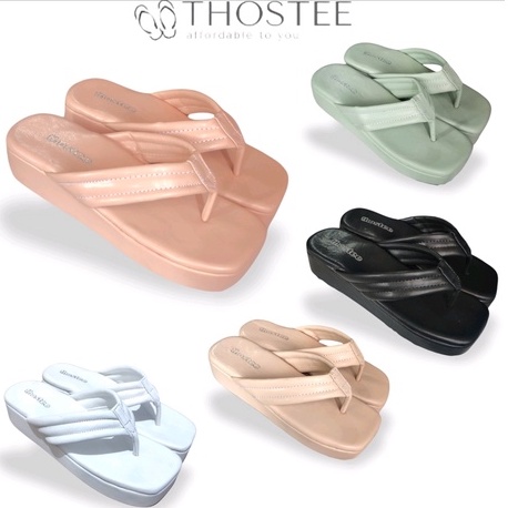 Sandal Wedges Wanita Puffy Yoona Aio